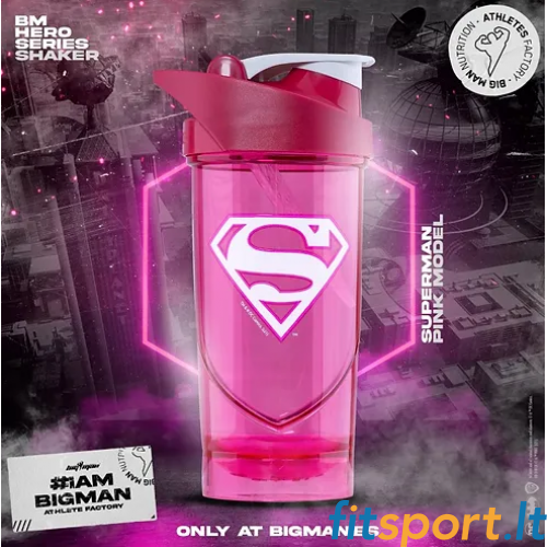 BigMan Nutrition BM HERO Beater (Superman Pink) 700ml 